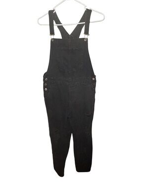 Sweet Look Black Women's Denim Overalls Size XL